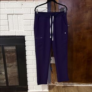 Figs Purple Jam Yola scrub pants